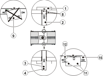 Brechschablone positionieren (Variante 1)