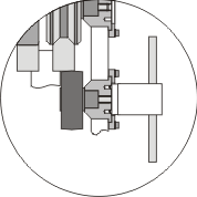 Zahnflankenspiel Schneidbr��cke Energieseite