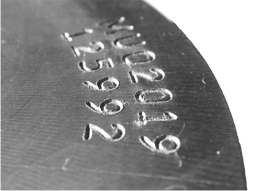 Schleifscheibengravur