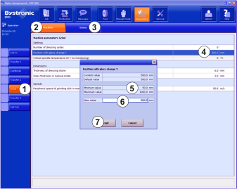 Parameterwerte ändern
